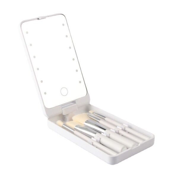 Foldable Rotating Storage Led Cosmetic Mirror Travel - Image 9