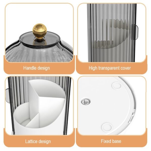 Dust Proof Partition Desktop Cosmetic Storage Box - Image 5