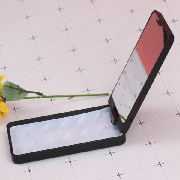 Foldable Rotating Storage Led Cosmetic Mirror Travel - Image 6