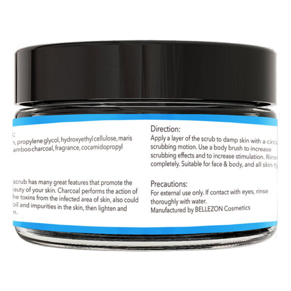 "150g Bamboo Charcoal Exfoliating Scrub & Dead Skin Remover" - Image 4