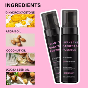 "Wheat Glow Tanning Mousse with Black Milk"