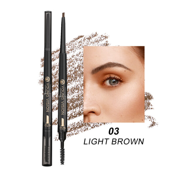 Fog Sense Three In One Eyebrow Pencil Waterproof Smear-proof - Image 2